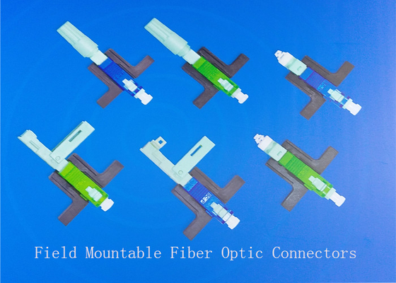 Ftth Fast Connector Push Type SC APC SM Fiber Optic Fast Connector